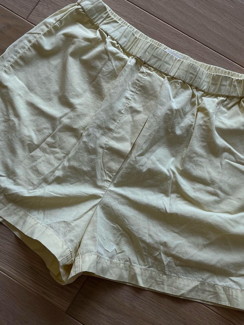 Wilfred Free Butter Yellow Shorts